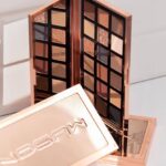 لوحة ظلال العيون لامعة البنية